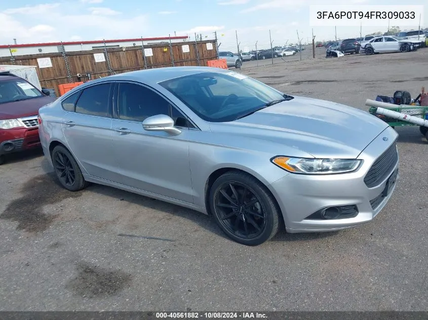 3FA6P0T94FR309033 2015 Ford Fusion Se