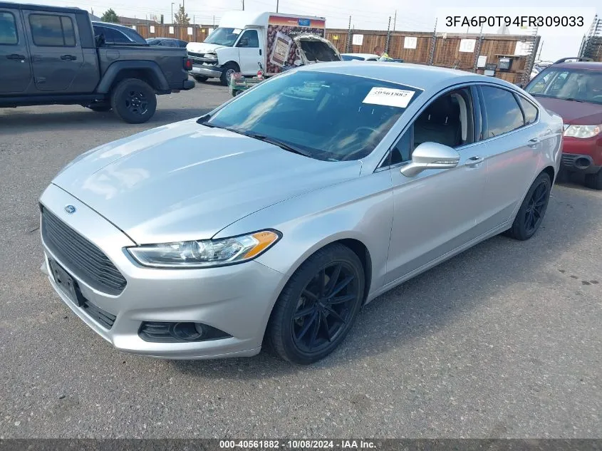 3FA6P0T94FR309033 2015 Ford Fusion Se