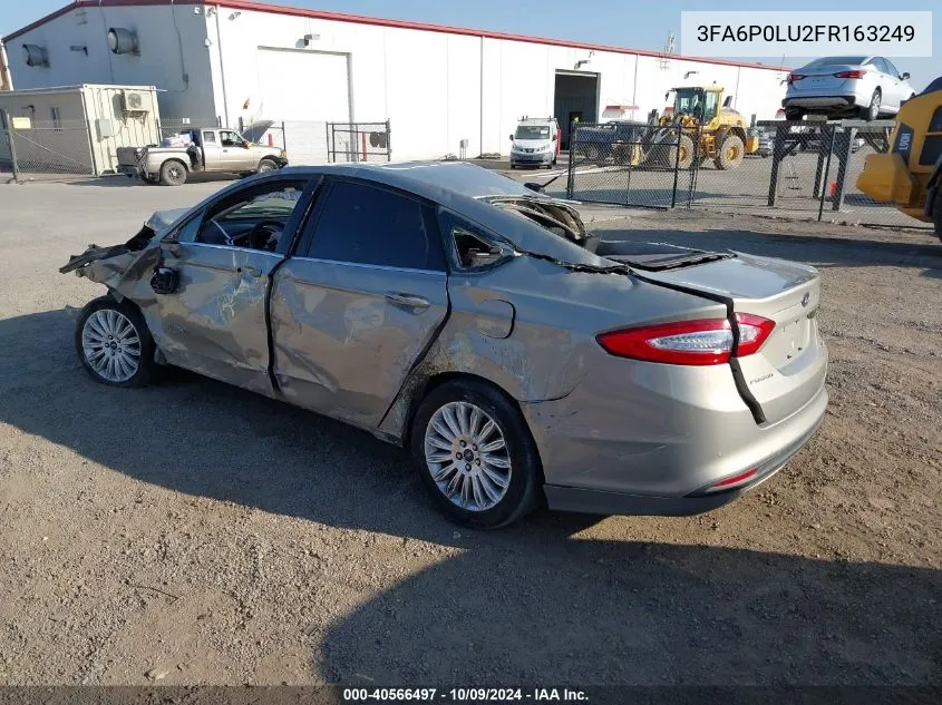 3FA6P0LU2FR163249 2015 Ford Fusion Hybrid Se