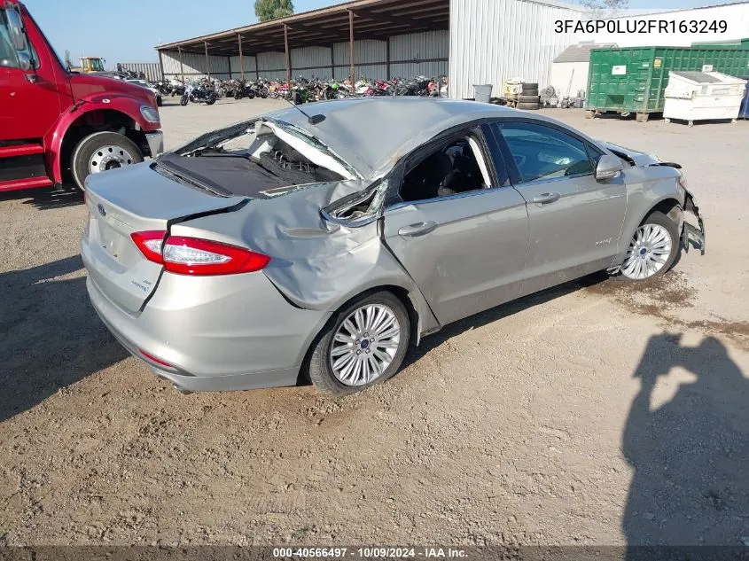 3FA6P0LU2FR163249 2015 Ford Fusion Hybrid Se