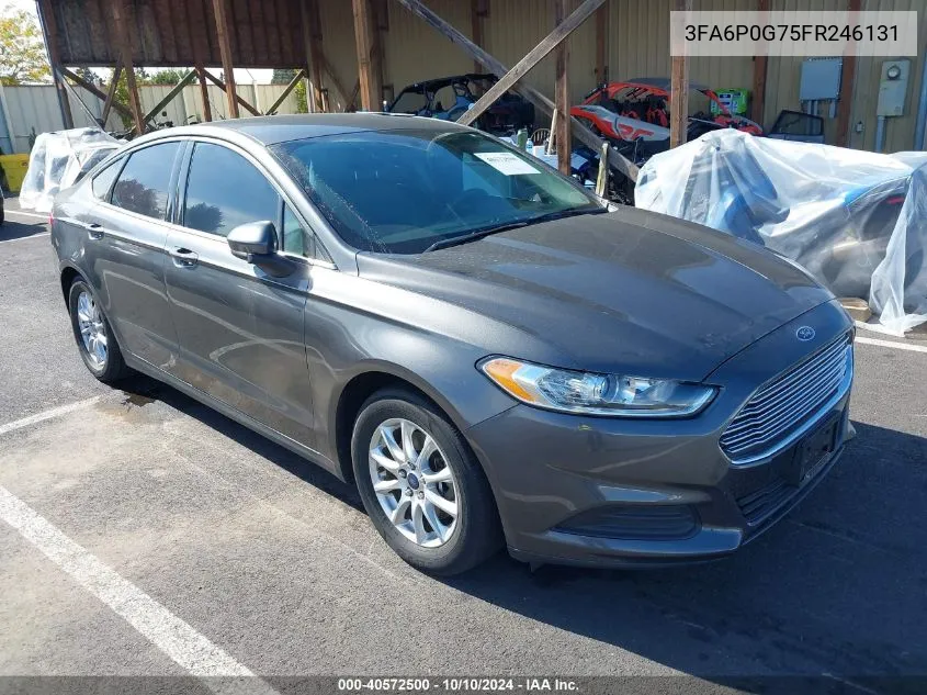 3FA6P0G75FR246131 2015 Ford Fusion S