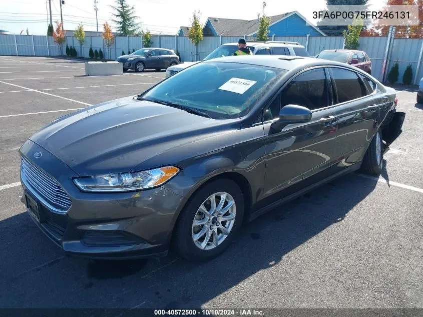 3FA6P0G75FR246131 2015 Ford Fusion S