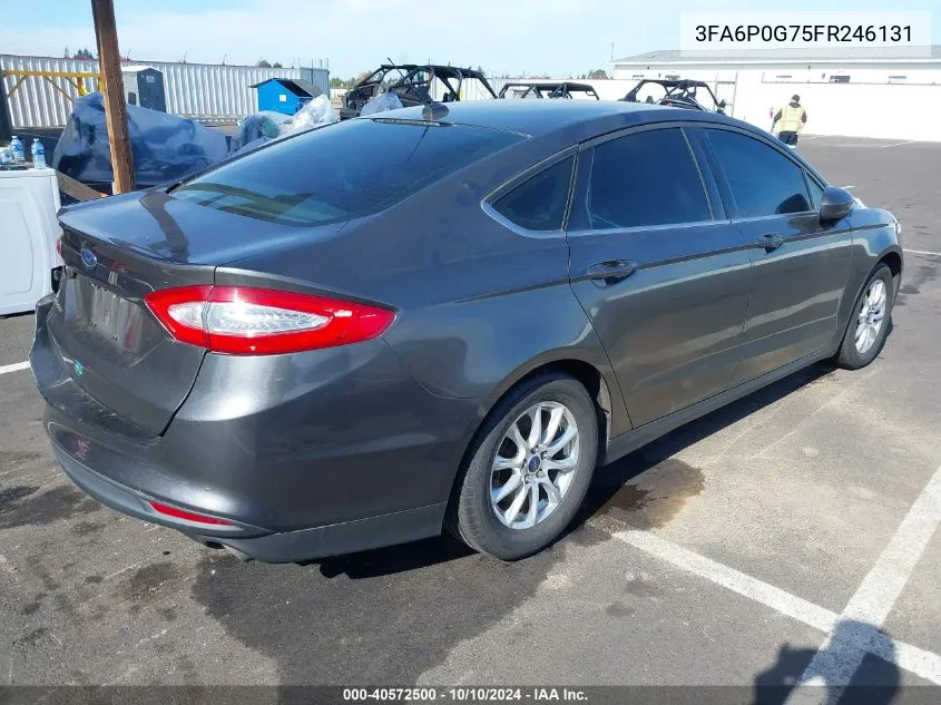 3FA6P0G75FR246131 2015 Ford Fusion S