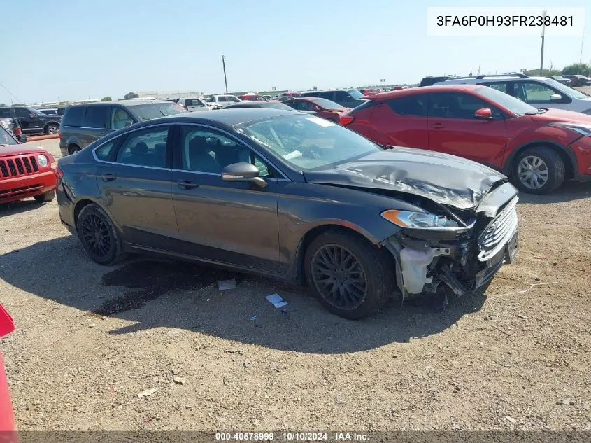 3FA6P0H93FR238481 2015 Ford Fusion Se