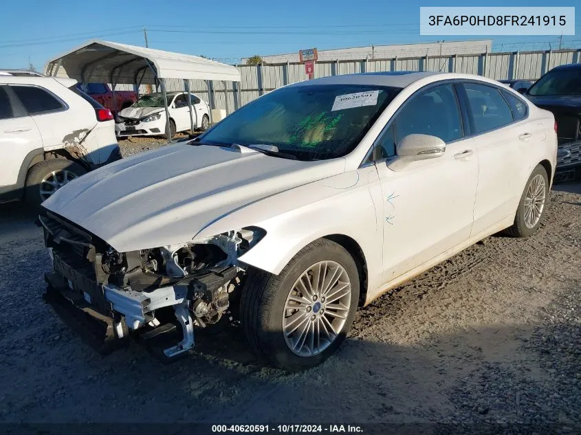 3FA6P0HD8FR241915 2015 Ford Fusion Se