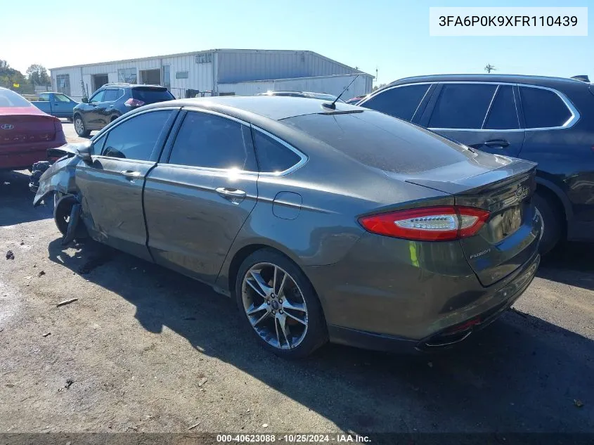 3FA6P0K9XFR110439 2015 Ford Fusion Titanium