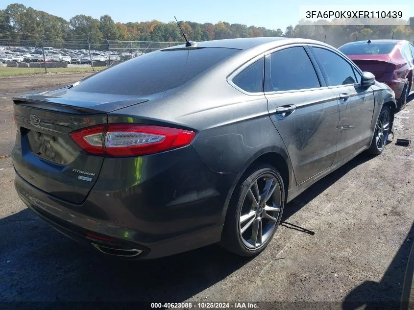 3FA6P0K9XFR110439 2015 Ford Fusion Titanium