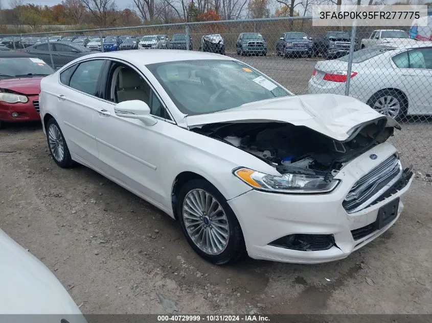 2015 Ford Fusion Titanium VIN: 3FA6P0K95FR277775 Lot: 40729999