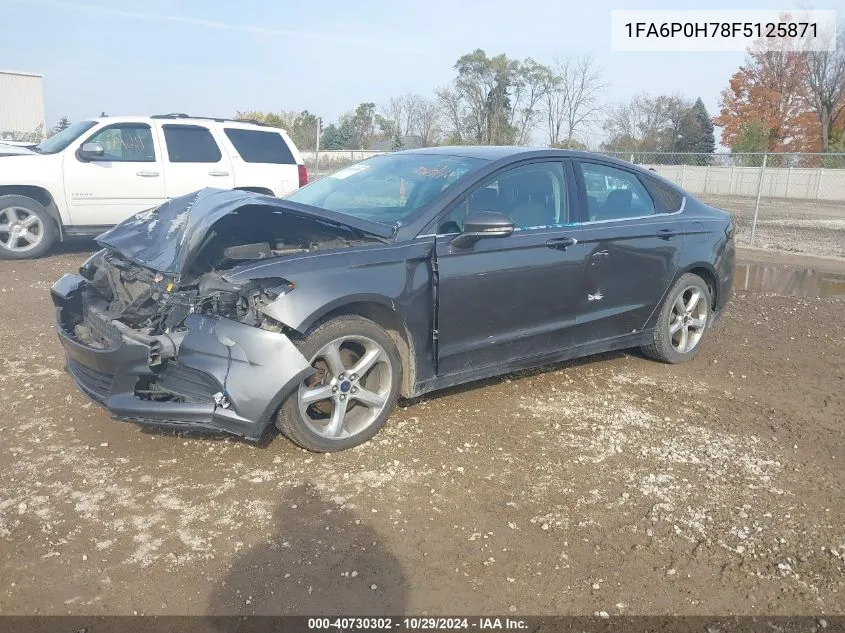 1FA6P0H78F5125871 2015 Ford Fusion Se