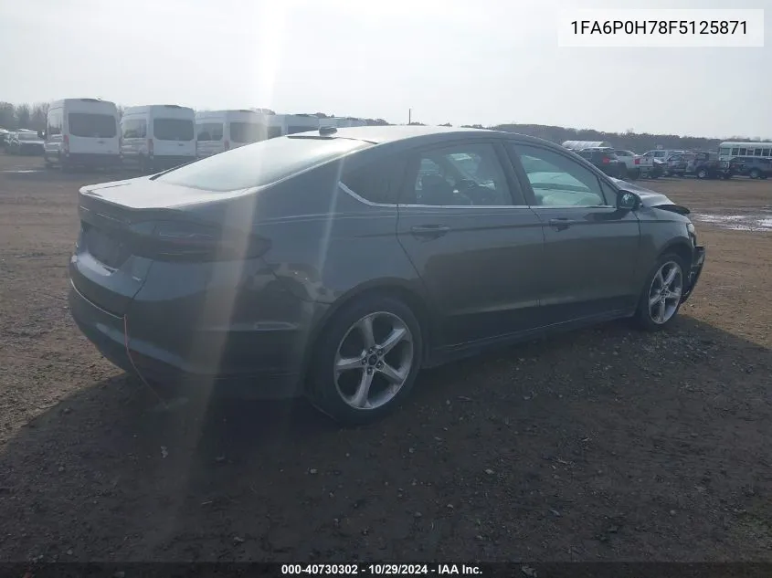 1FA6P0H78F5125871 2015 Ford Fusion Se