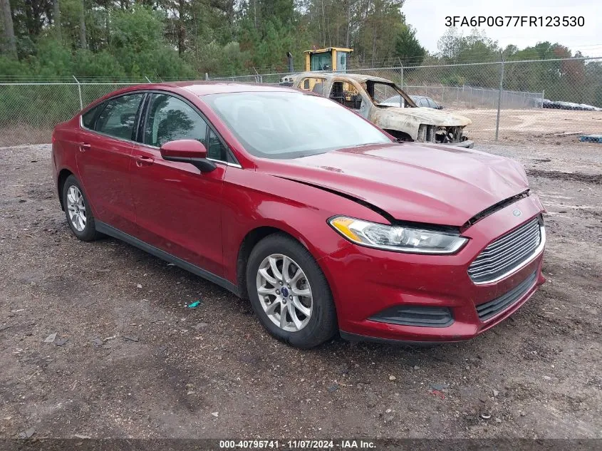 3FA6P0G77FR123530 2015 Ford Fusion S