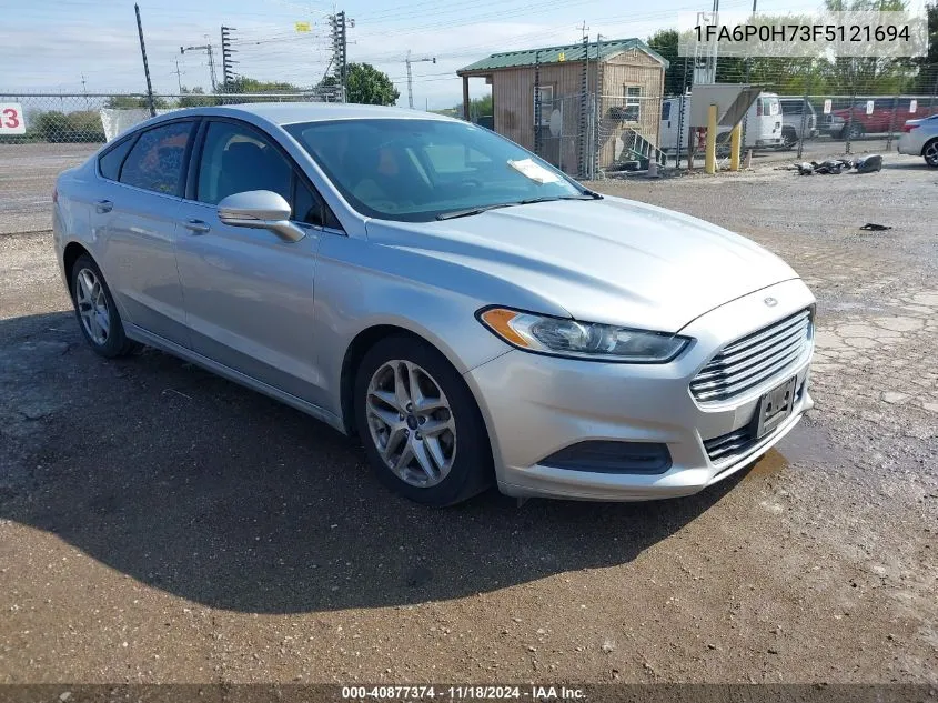 2015 Ford Fusion Se VIN: 1FA6P0H73F5121694 Lot: 40877374