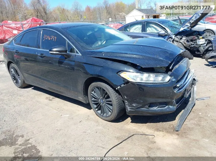 3FA6P0T91GR271777 2016 Ford Fusion Se