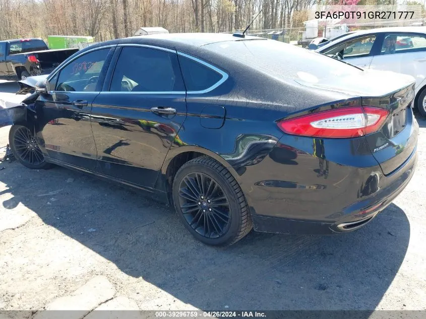 3FA6P0T91GR271777 2016 Ford Fusion Se