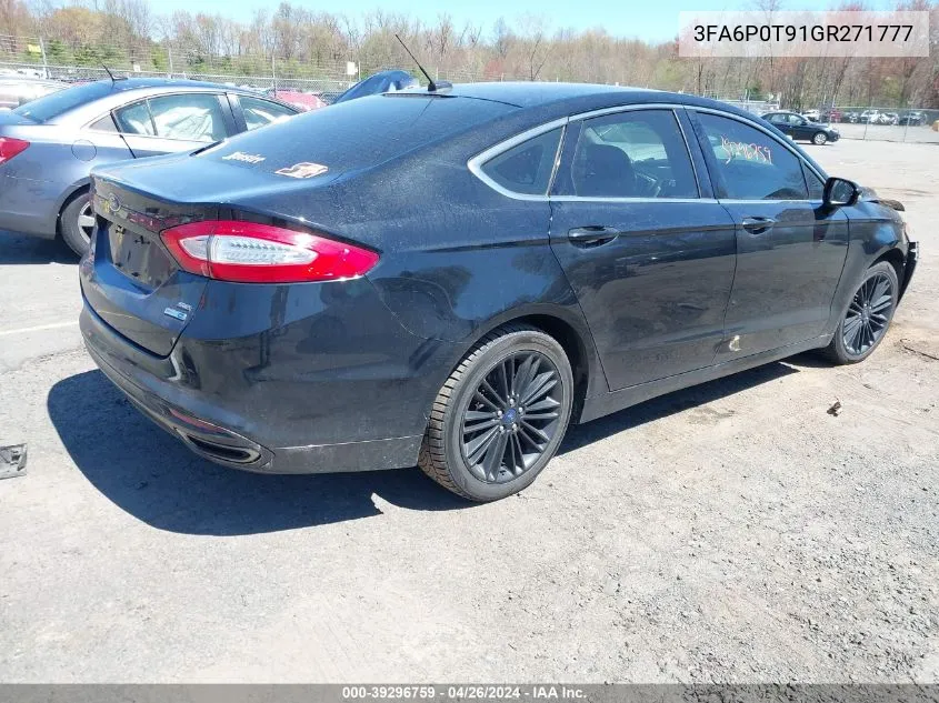 3FA6P0T91GR271777 2016 Ford Fusion Se