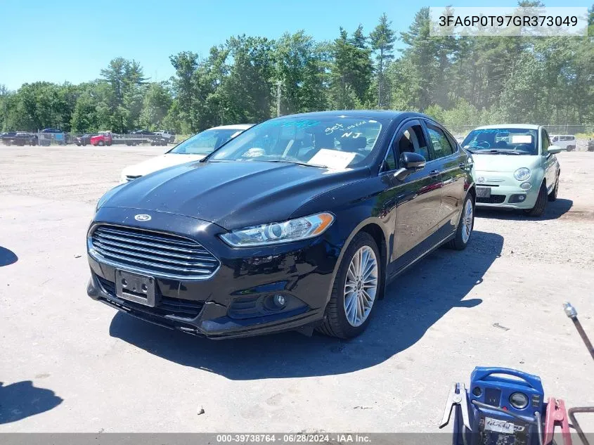 2016 Ford Fusion Se VIN: 3FA6P0T97GR373049 Lot: 39738764