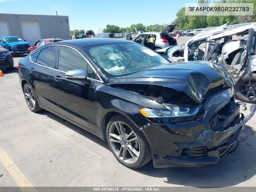 3FA6P0K98GR232783 2016 Ford Fusion Titanium