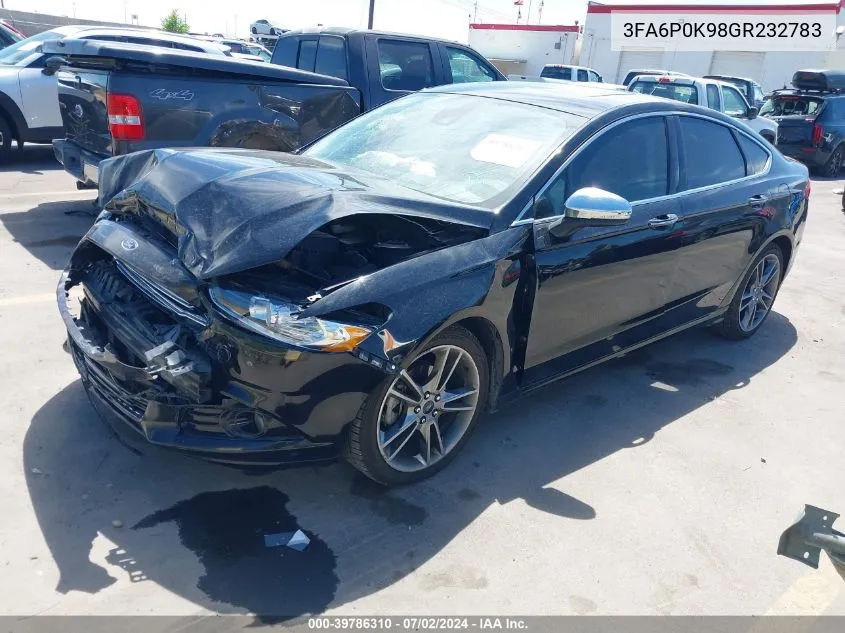 3FA6P0K98GR232783 2016 Ford Fusion Titanium