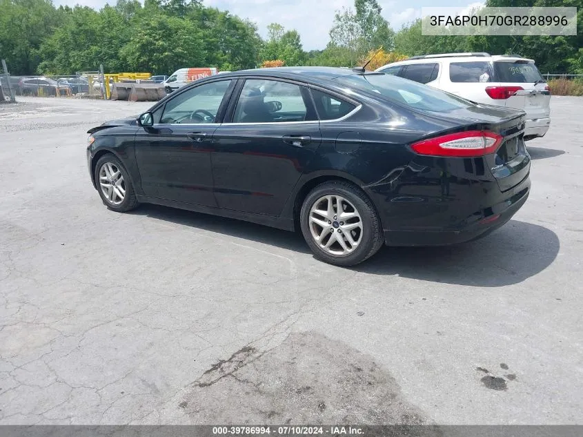 3FA6P0H70GR288996 2016 Ford Fusion Se