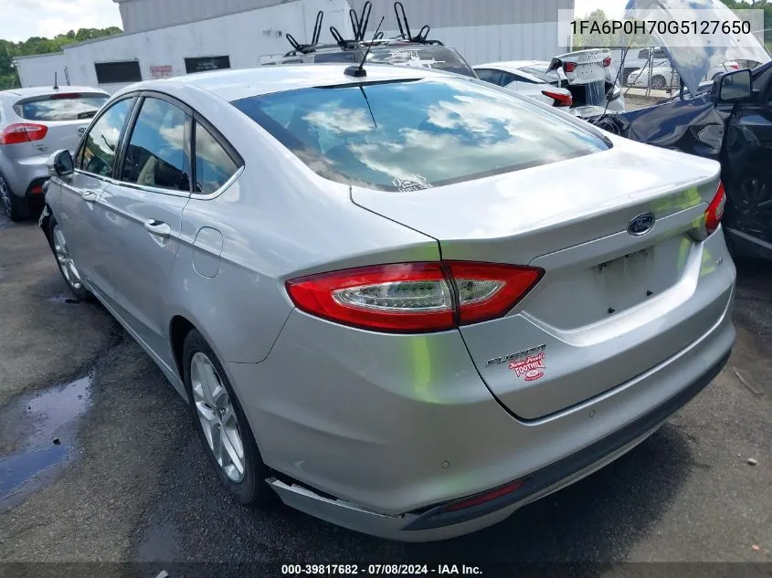 1FA6P0H70G5127650 2016 Ford Fusion Se