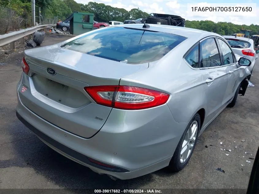 1FA6P0H70G5127650 2016 Ford Fusion Se