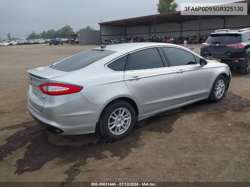 2016 Ford Fusion Titanium VIN: 3FA6P0D95GR325130 Lot: 39831445