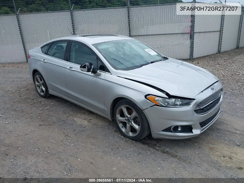 3FA6P0H72GR277207 2016 Ford Fusion Se