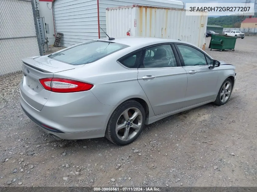 3FA6P0H72GR277207 2016 Ford Fusion Se