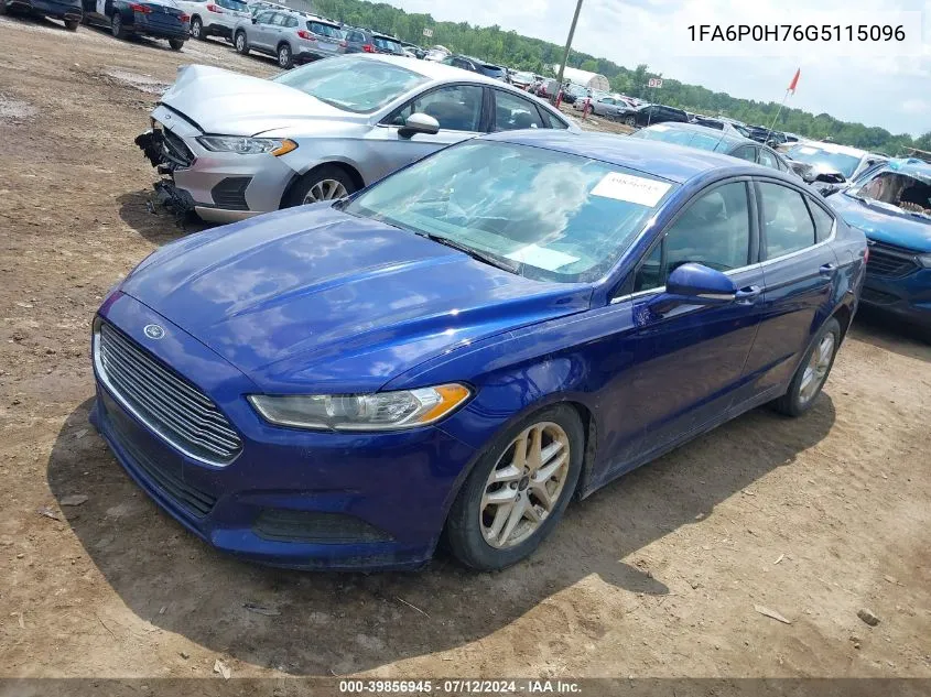 1FA6P0H76G5115096 2016 Ford Fusion Se