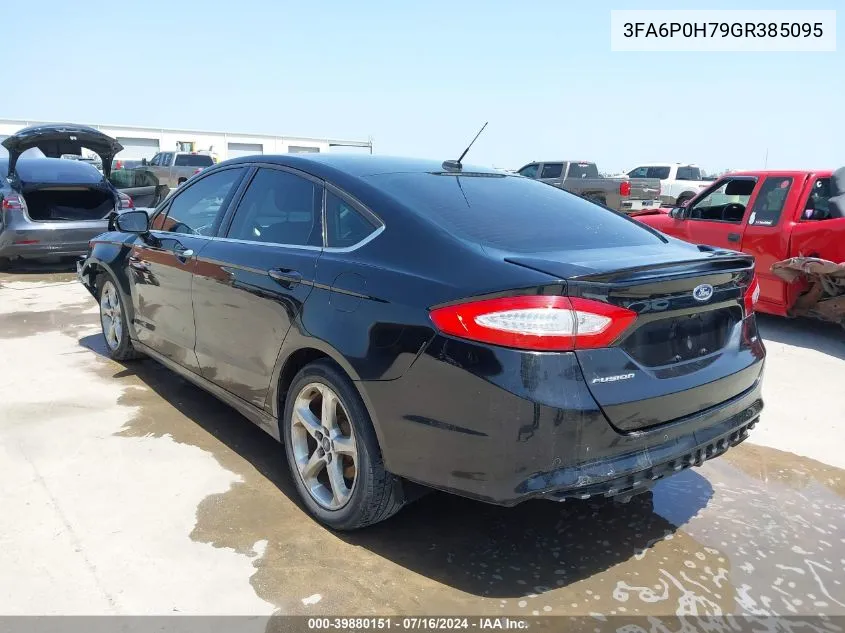 2016 Ford Fusion Se VIN: 3FA6P0H79GR385095 Lot: 39880151