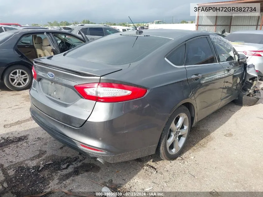 3FA6P0H72GR382734 2016 Ford Fusion Se