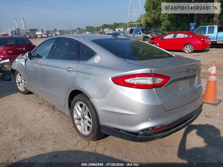 3FA6P0H74GR246976 2016 Ford Fusion Se