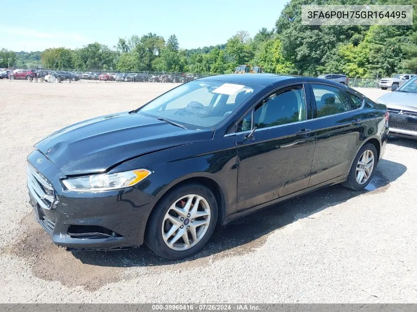 3FA6P0H75GR164495 2016 Ford Fusion Se