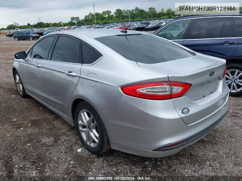 3FA6P0H73GR128966 2016 Ford Fusion Se