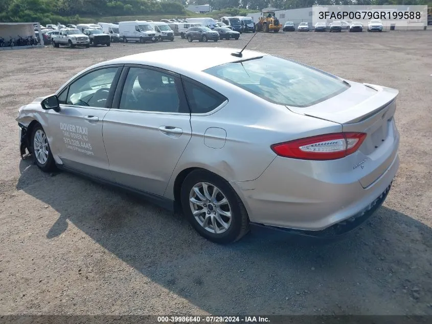 3FA6P0G79GR199588 2016 Ford Fusion S