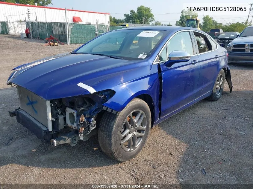 1FA6P0HD8G5128065 2016 Ford Fusion Se