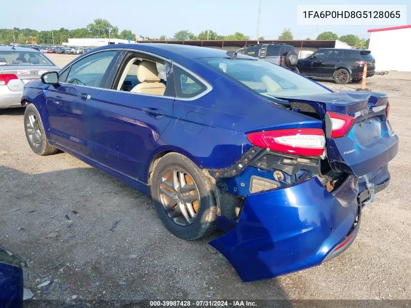 1FA6P0HD8G5128065 2016 Ford Fusion Se