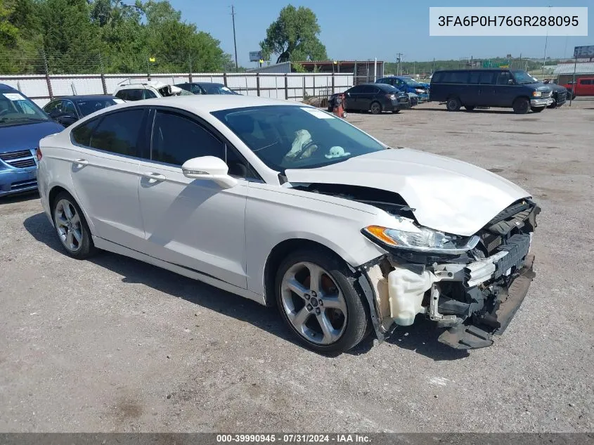 3FA6P0H76GR288095 2016 Ford Fusion Se