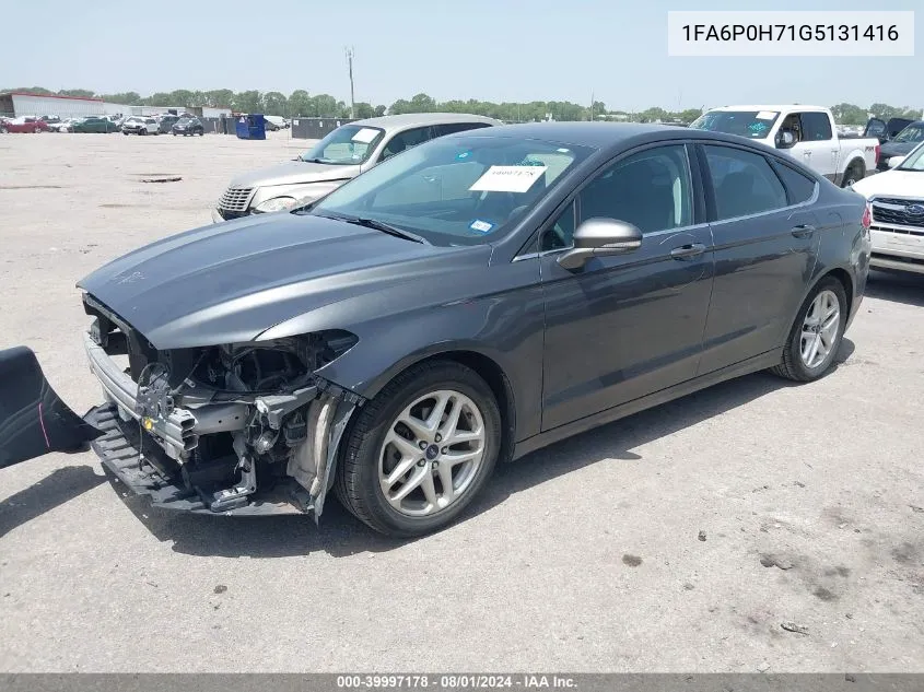 1FA6P0H71G5131416 2016 Ford Fusion Se