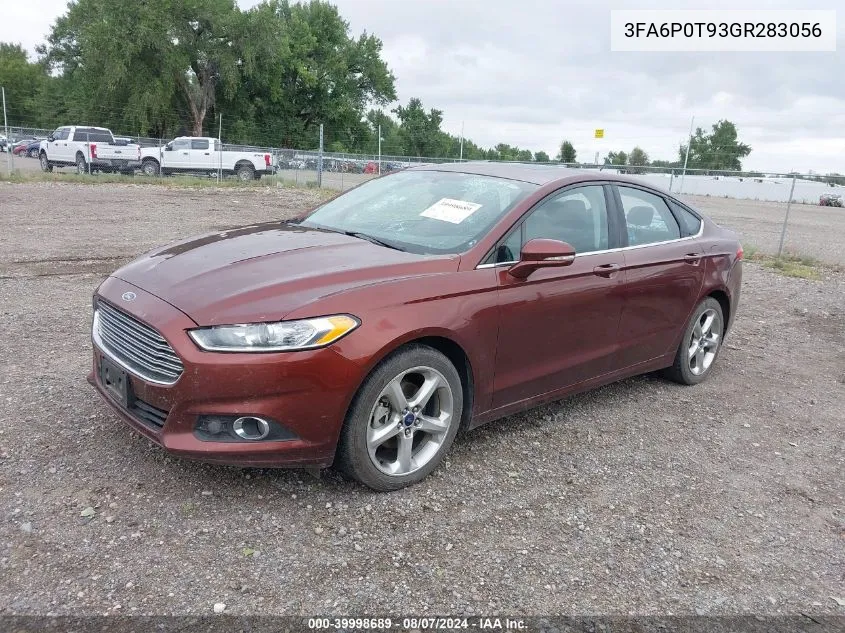 3FA6P0T93GR283056 2016 Ford Fusion Se