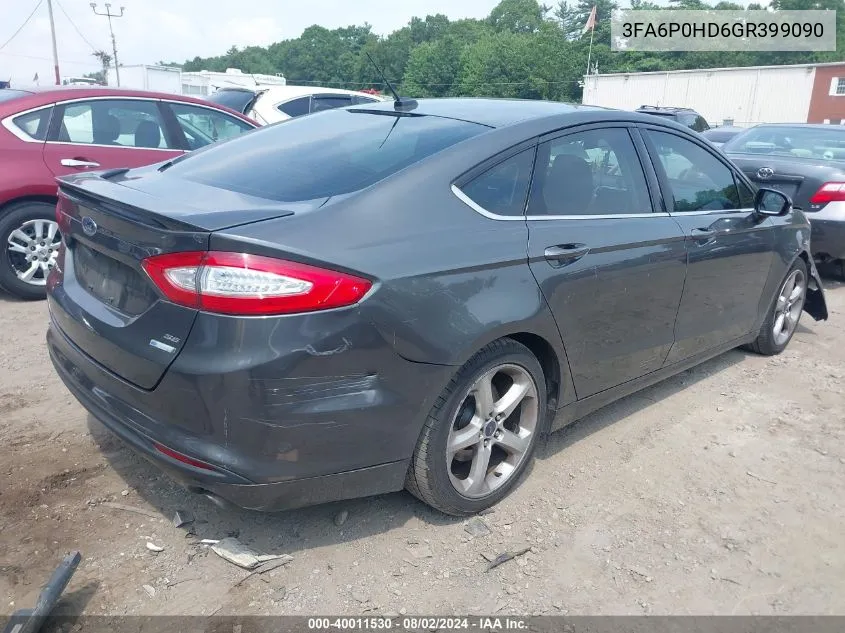 3FA6P0HD6GR399090 2016 Ford Fusion Se