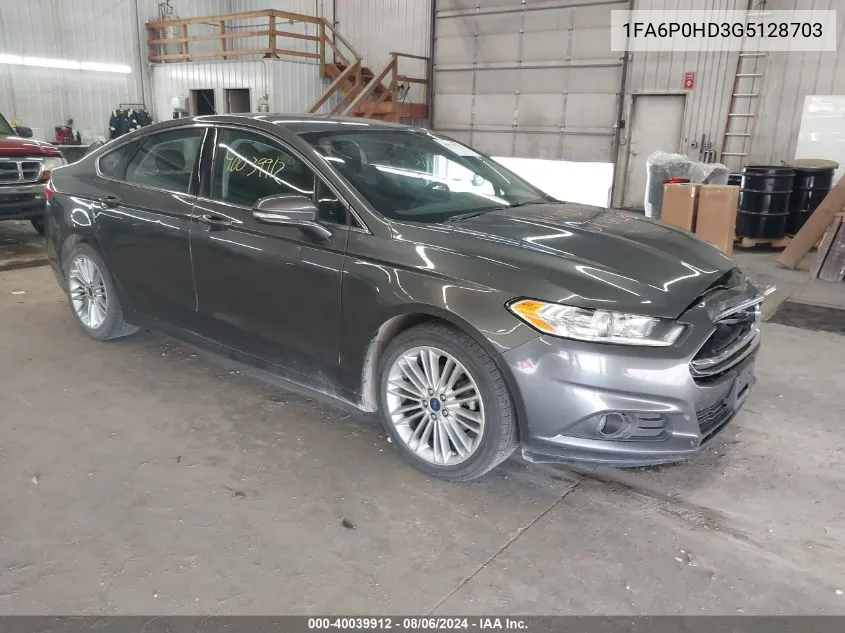 1FA6P0HD3G5128703 2016 Ford Fusion Se