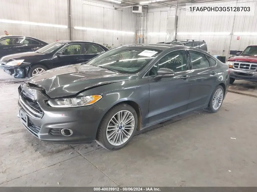 1FA6P0HD3G5128703 2016 Ford Fusion Se