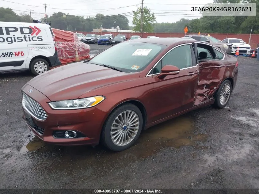 3FA6P0K94GR162621 2016 Ford Fusion Titanium