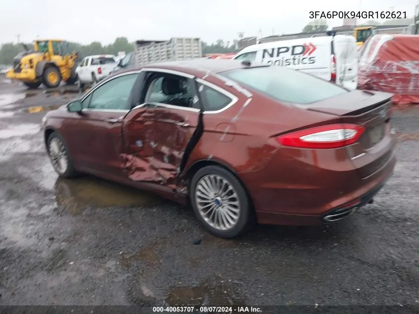 3FA6P0K94GR162621 2016 Ford Fusion Titanium