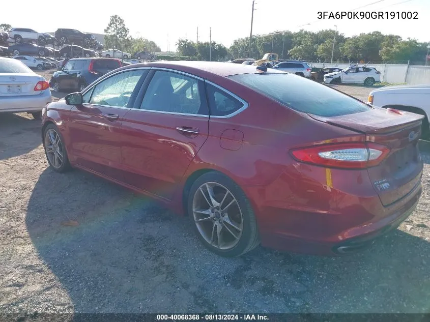 3FA6P0K90GR191002 2016 Ford Fusion Titanium