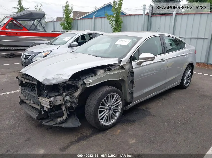 3FA6P0H93GR215283 2016 Ford Fusion Se