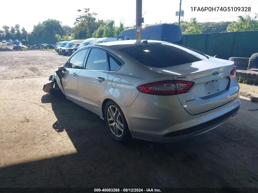 1FA6P0H74G5109328 2016 Ford Fusion Se