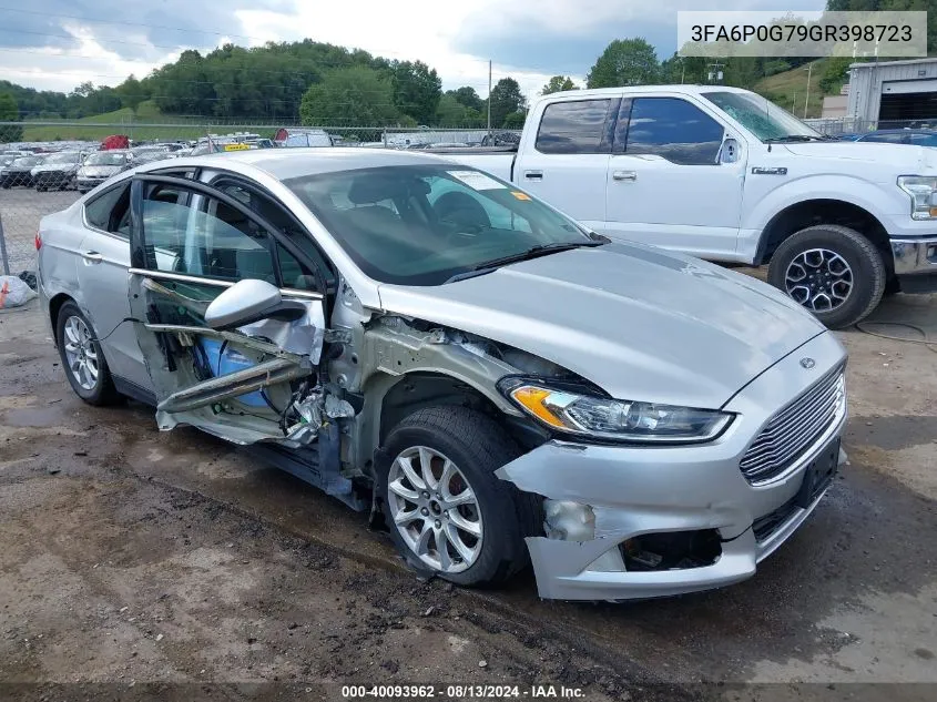 3FA6P0G79GR398723 2016 Ford Fusion S