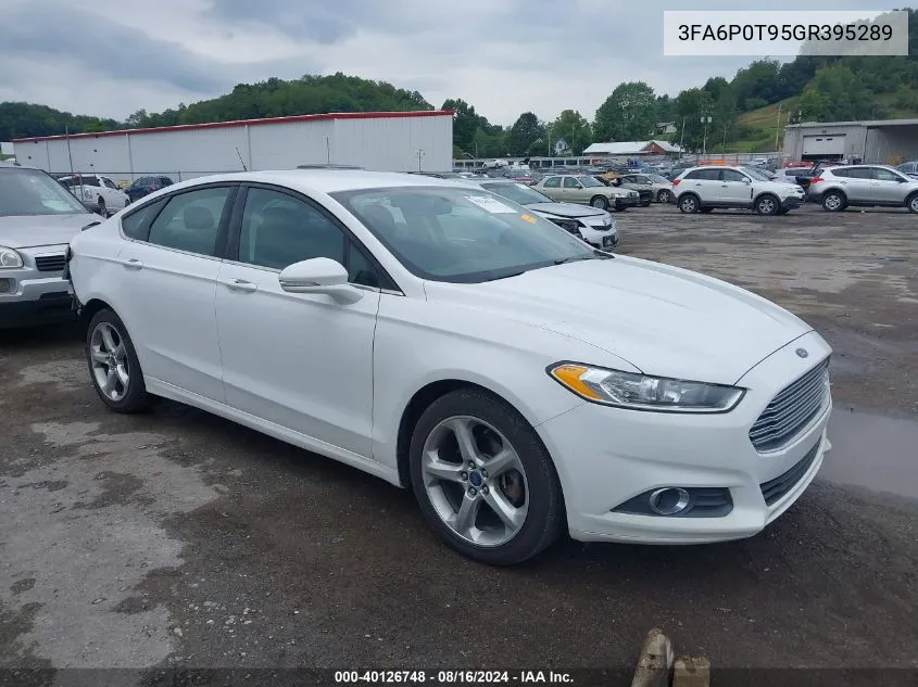 3FA6P0T95GR395289 2016 Ford Fusion Se